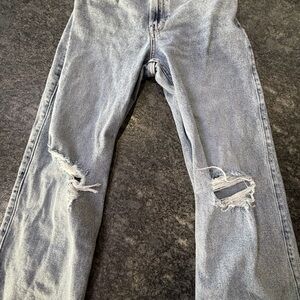 Hollister Distressed Ultra High-Rise Dad